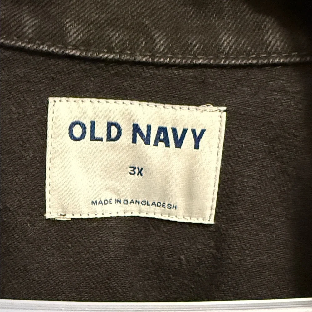 Old Navy Black Denim Jacket - Picture 2 of 5